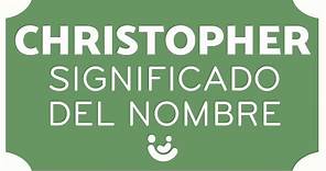 SIGNIFICADO del nombre CHRISTOPHER 👦🏻 (Origen, variaciones y Christophers famosos)