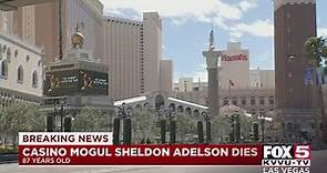 A history of Sheldon Adelson and his casino empire in Las Vegas, around ...