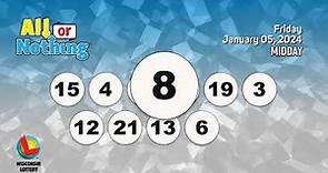 Wisconsin Lottery Midday Draw 01/05/2024