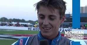 Zane Smith emotional after first-career win | NASCAR at Michigan