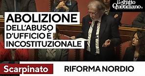 Scarpinato: "L'abolizione dell'abuso d'ufficio è incostituzionale"