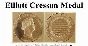 Elliott Cresson Medal