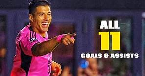 Luiz Suarez - All 11 Goals & Assists For Inter Miami 2024.HD