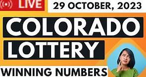 Colorado Evening Lottery Draw Results - 29 Oct, 2023 - Pick 3 - Cash 5 - Colorado Lotto - Powerball