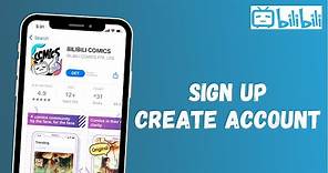 Sign Up Bilibili Comics | Create New Account on Bilibili Comics App