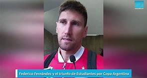 Federico Fernández y el triunfo de Estudiantes por Copa Argentina
