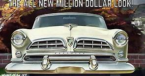1955 Chrysler Windsor￼ Nassau hardtop, Virgil Exner forward look ￼