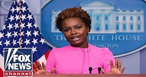 Karine Jean-Pierre holds her first briefing as White House press secretary