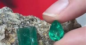 What does an emerald look like in the rough or crystal? Expert opinion and important information