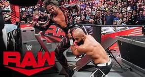 Ricochet takes on Shinsuke Nakamura in a Falls Count Anywhere Match: Raw highlights, Oct. 16, 2023