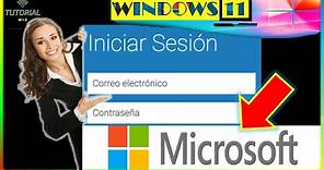 Cómo Iniciar sesión con una cuenta de Microsoft en Windows 11