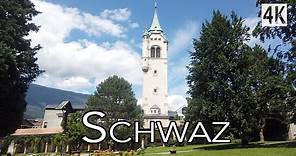 Schwaz, Tirol . Old Town, Castle, Silver Mine . Austria