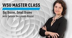 WSU Master Class: Big Brains, Small Brains with Suzana Herculano-Houzel