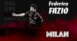 Goal Federico Fazio | Salernitana-Milan - il capitano in cielo