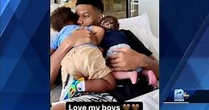 Giannis posts photo with new son