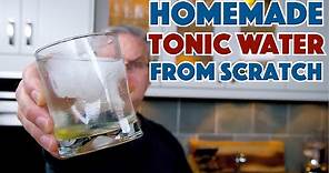 🍸 How To Safely Make Tonic Water At Home - Glen And Friends Cooking - Homemade Cinchona Tonic