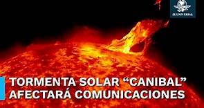 Tormenta solar “Caníbal” afectará redes de comunicaciones en el planeta: NASA
