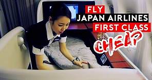 Fly Japan Airlines First Class REAL CHEAP!