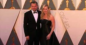 Oscars: Kate Winslet & Leonardo DiCaprio Red Carpet (2016) | ScreenSlam