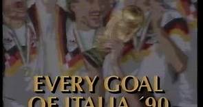Italia 90 - All goals from World Cup 1990 in Italy