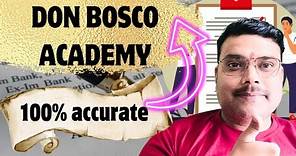 HOW TO FIL THE FORM WITH 100% ACCURACY,DONBOSCO ACADEMY PATNA 2024