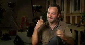 Andrew Lincoln mocking the Governor - Interview