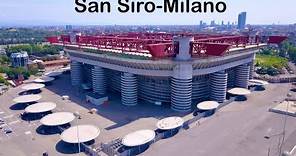 Stadio Giuseppe Meazza-San Siro Milano Italy🇮🇹/HD/4K/Drone/DJI/Maluphotography16/Aerial-Shots/