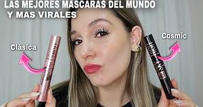 LAS MEJORES MASCARAS DE PESTAÑAS DEL MUNDO Y MAS VIRALES! l Sky high vs Sky high cosmic