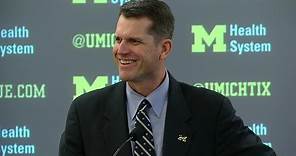 Jim Harbaugh Introductory Press Conference