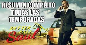Better Call Saul Resumen Temporada 1, 2, 3, 4 y 5