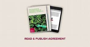 Read & Publish with Royal Society Publishing | The Royal Society
