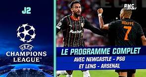 Ligue des champions : Le programme complet de la J2 avec Newcastle-PSG et Lens-Arsenal