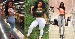 Beautiful and Curvy Black Women in Jeans (Money Edition)