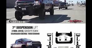 7" Full Throttle Suspension Lift for Chevy/GMC 1500/2500HD