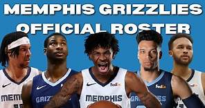 Memphis Grizzlies Roster 2021-2022 NBA Season