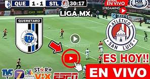 Querétaro vs. San Luis en vivo, donde ver, a que hora juega Querétaro vs. Atlético San Luis Liga MX