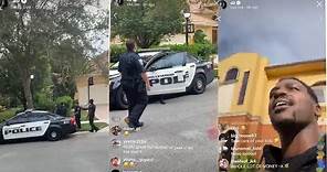 FULL INSTAGRAM LIVE😱😱| ANTONIO BROWN FIGHT WITH POLICE AND BABY MAMA😱😱