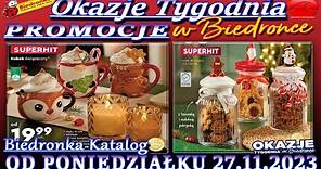 Biedronka Nowa Gazetka Od 27.11.2023 | Okazje i promocje tygodnia w Biedronce – Katalog Biedronki