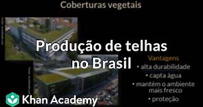 Produção de telhas no Brasil