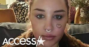 Amanda Bynes Appears To Have Gotten A Face Tattoo