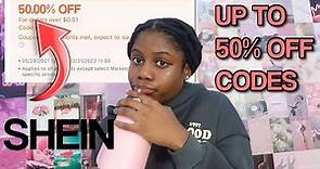 UP TO 50% OFF SHEIN COUPON CODE 2023 (updated and working SHEIN discount codes)