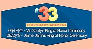 Legendary Moment #33 - Vin Scully & Jaime Jarrín's Ring of Honor Ceremony