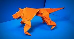 Origami Tiger | How to Make a Paper Tiger DIY | Easy Origami ART Paper Crafts