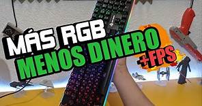 El Teclado mecánico MÁS BARATO con MÁS RGB | Eagle Warrior Stream