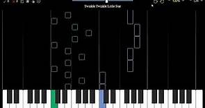 Twinkle Twinkle Little Star piano tutorial