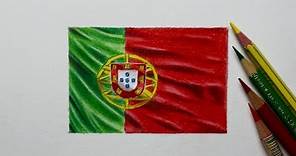 COMO DESENHAR A BANDEIRA DE PORTUGAL