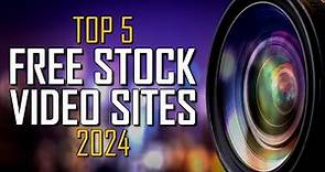 Top 5 Best FREE Stock Video Footage Websites (2024)