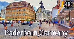 Paderborn, Germany/ Tour in Paderborn in Deutschland 4k 60fps