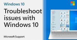 How to use the Windows Troubleshooter | Microsoft | Windows 10