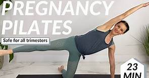 Pregnancy Pilates | 23-Min Prenatal Pilates Workout | No Equipment